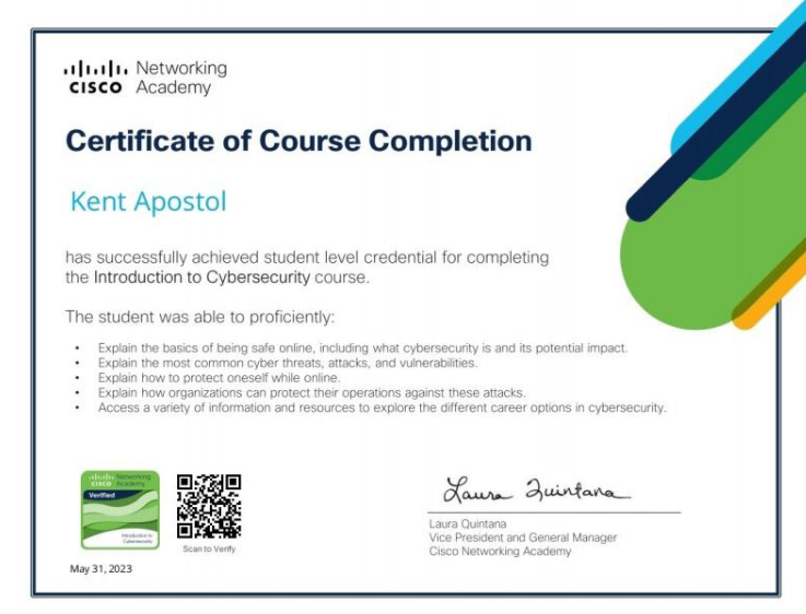 CISCO Certificate