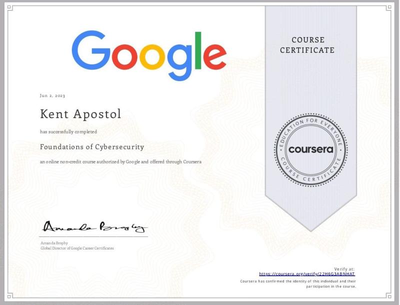 Google Certificate